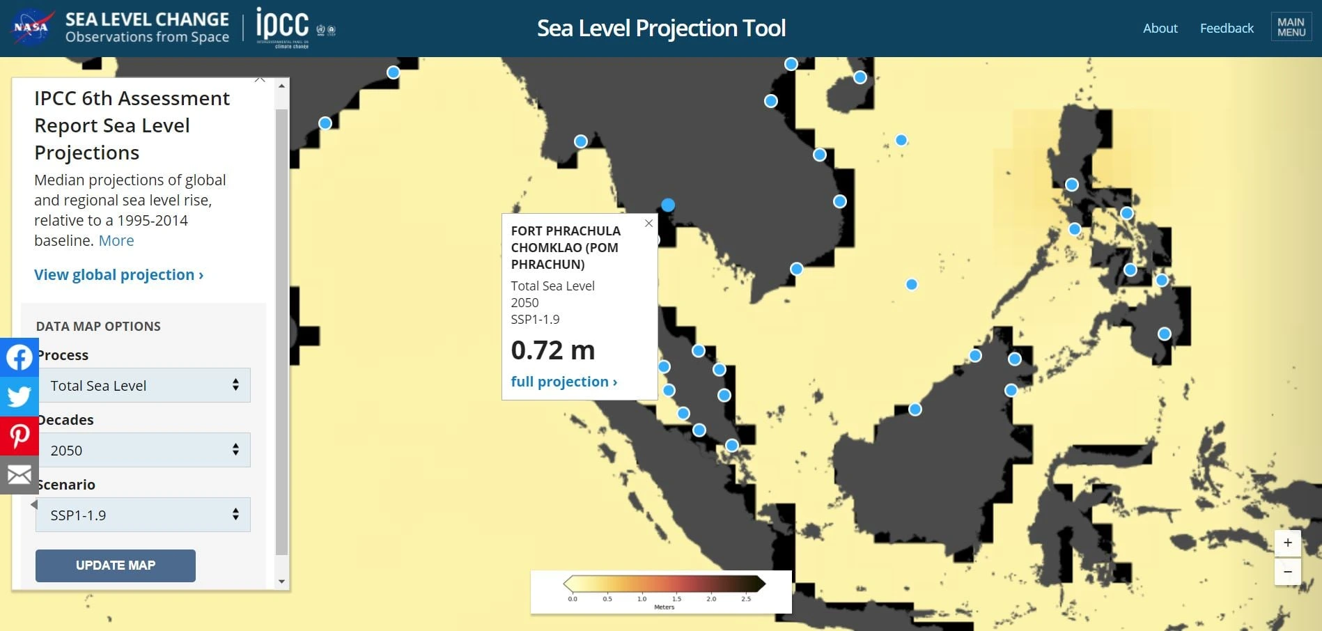 Sea Level Projection tool - NASA_Intrinsics LEED Certificate Consultant 1